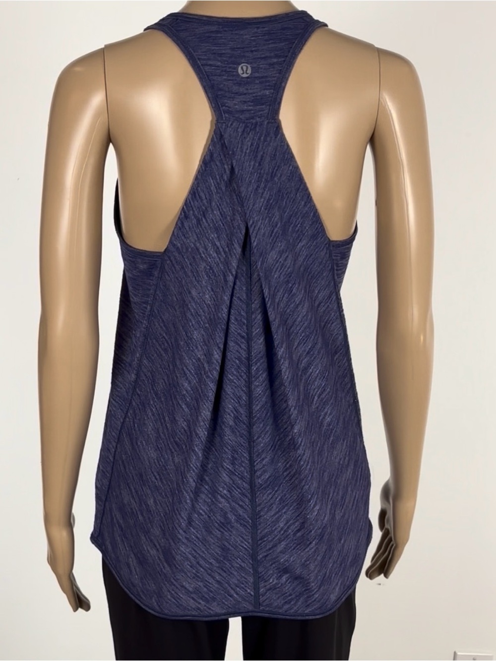 👛(ANY 2/$35)LULULEMON Essential Tank Heathered Emperor Blue